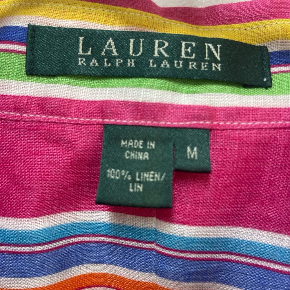 Ralph Lauren Multicolor Striped Button Down Shirt - Picture 3 of 5